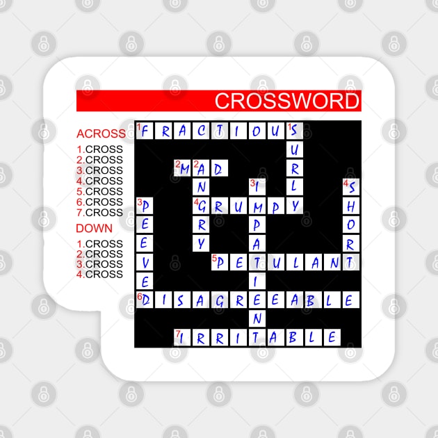 Funny Crossword Sticker by mailboxdisco